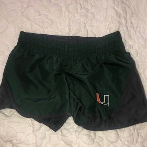 University of Miami shorts